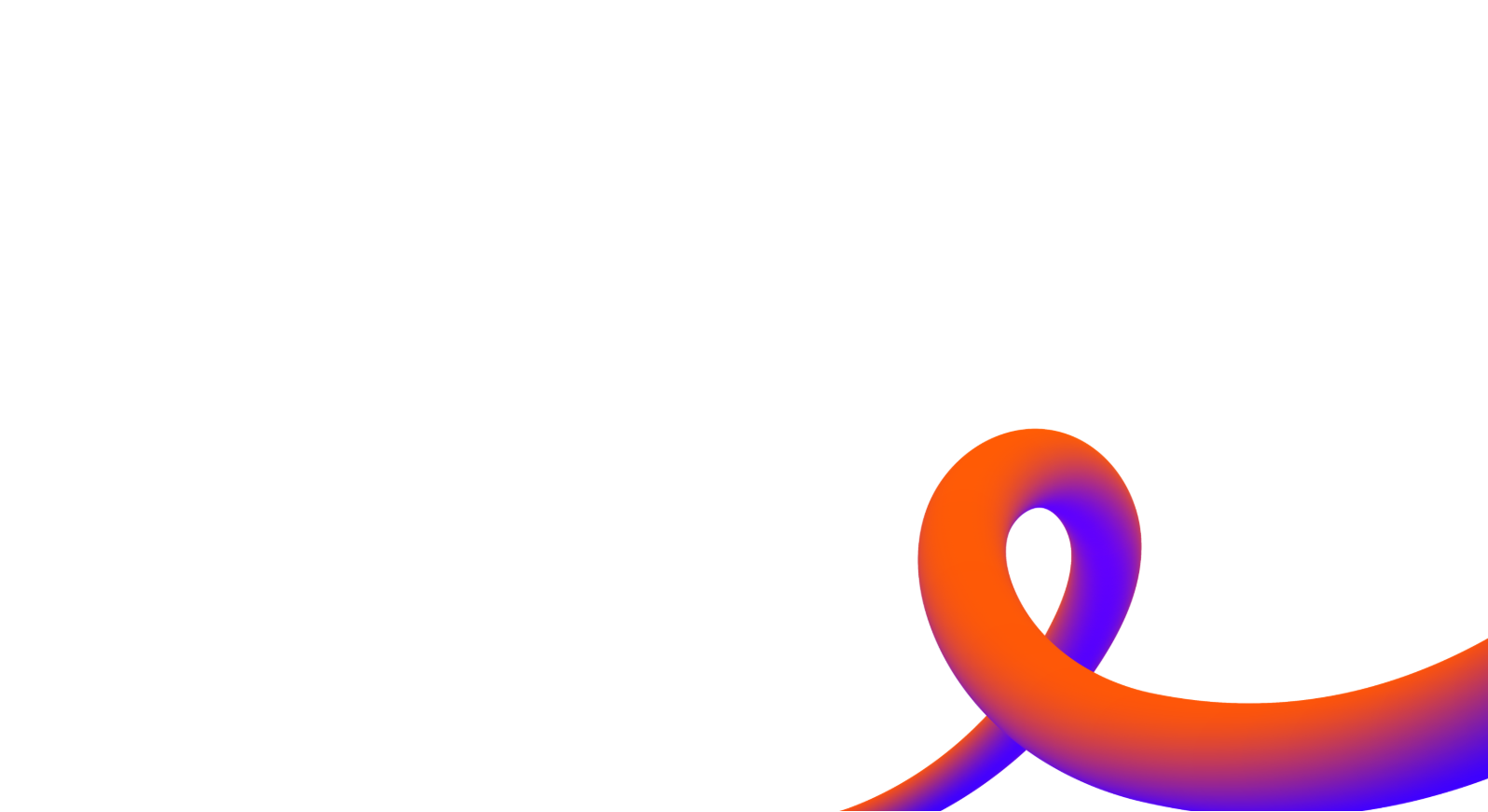Logista Freight orange and blue gradient ribbon graphic on black background used as contact page background